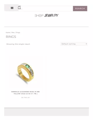 Buy Mens Engagement & Weddings Rings in Canada | Shop Jewelry