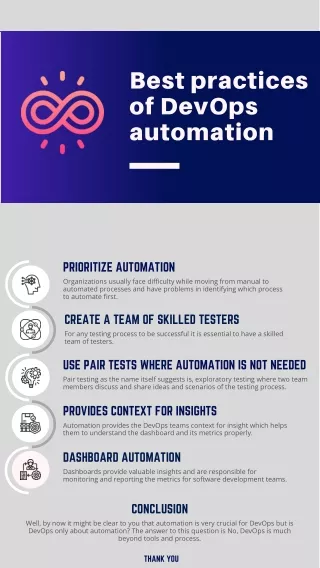 best practices of devops automation