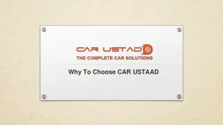 Why to Choose Car ustad