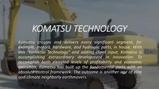 komatsu technology