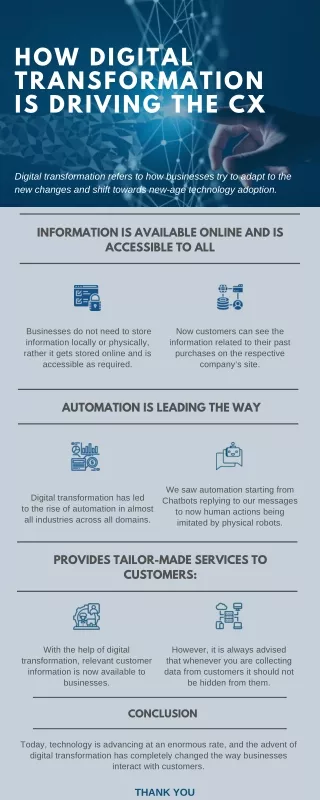 how digital transformation is driving the cx
