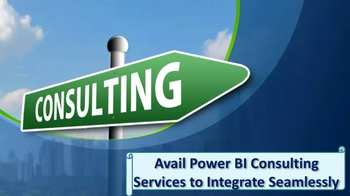 avail power bi consulting services to integrate