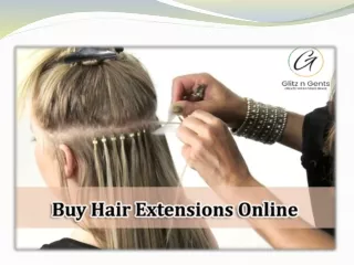 Buy Hair Extensions Online At Best Price | GlitzNGents