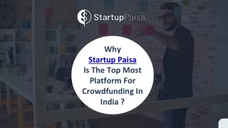 Why Startup Paisa Is The TopMost Platform For Crowdfunding In India