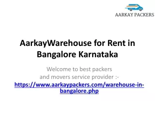 aarkaywarehouse for rent in bangalore karnataka