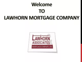 Lawhorn & Associates Mortgage Co, Leader in Low Rates