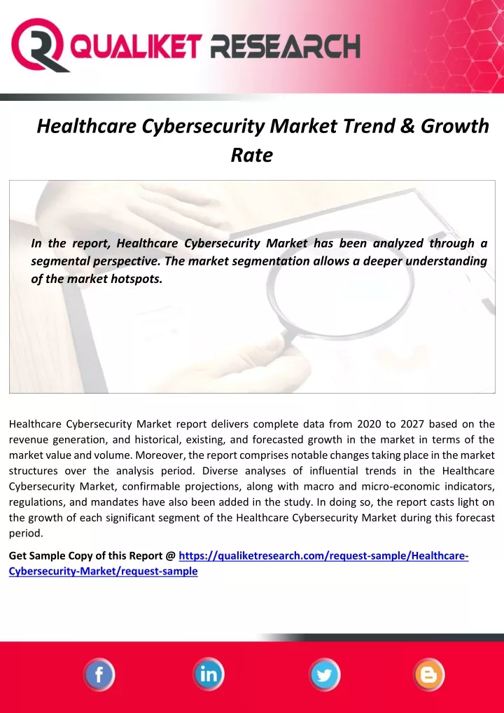 healthcare cybersecurity market trend growth rate