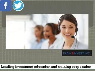 Leading investment education and training corporation