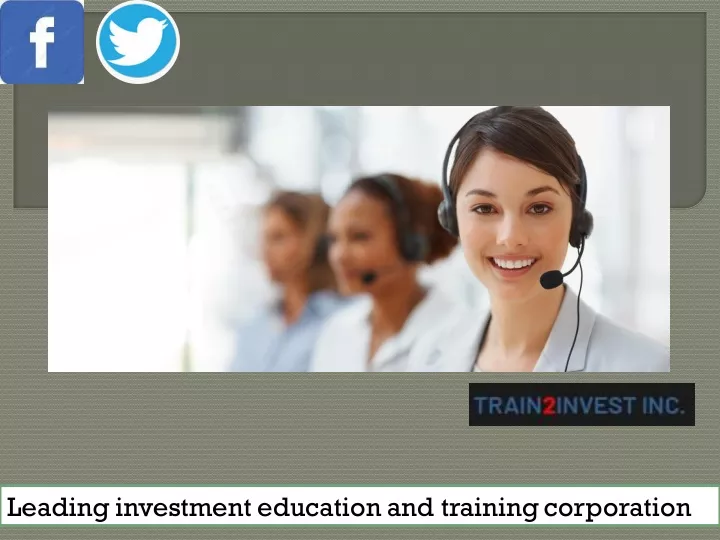 leading investment education and training