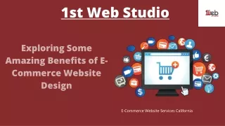 1st Web Studio | Best E-Commerce Website Services California