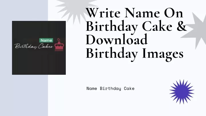 write name on birthday cake download birthday