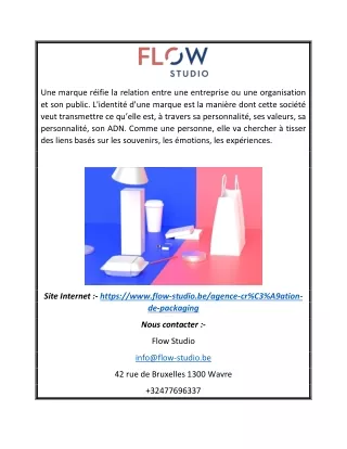 Agence de création de packaging | flow-studio.be