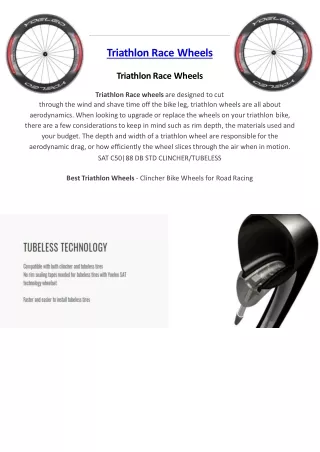 Triathlon Race Wheels