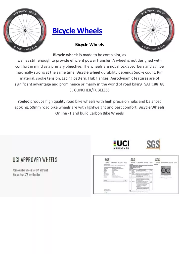 bicycle wheels