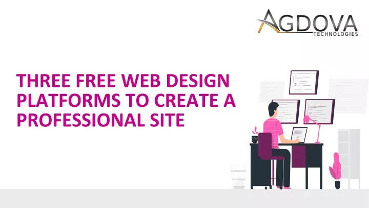 three free web design platforms to create a professional site