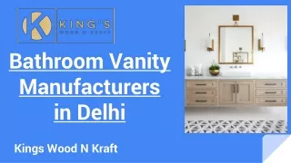 bathroom vanity manufacturers in delhi