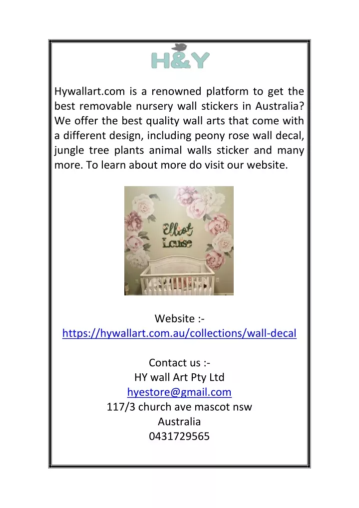 hywallart com is a renowned platform