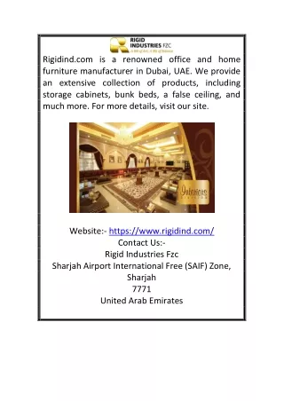 rigidind com is a renowned office and home