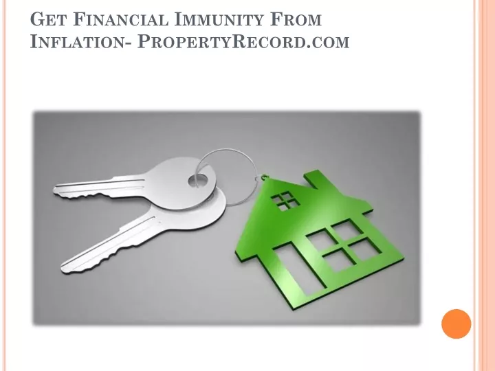 get financial immunity from i nflation propertyrecord com