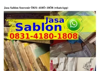 Jasa Sablon Souvenir 0831 4180 1808 (whatsApp)