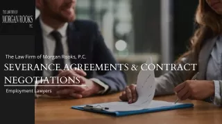 New Jersey Severance Agreement Lawyers