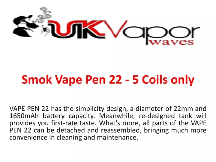 smok vape pen 22 5 coils only