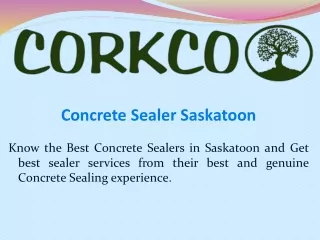 concrete sealer saskatoon