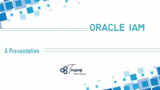 Oracle IAM |Tangenz Corporation