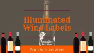 illuminated wine labels