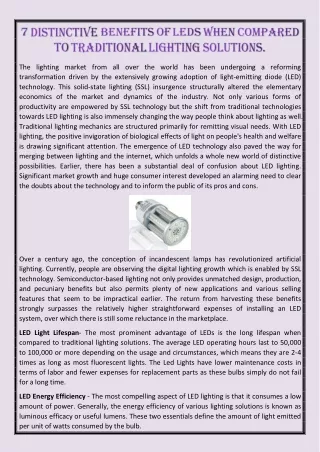 the lighting market from all over the world