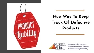 new way to keep track of defective products