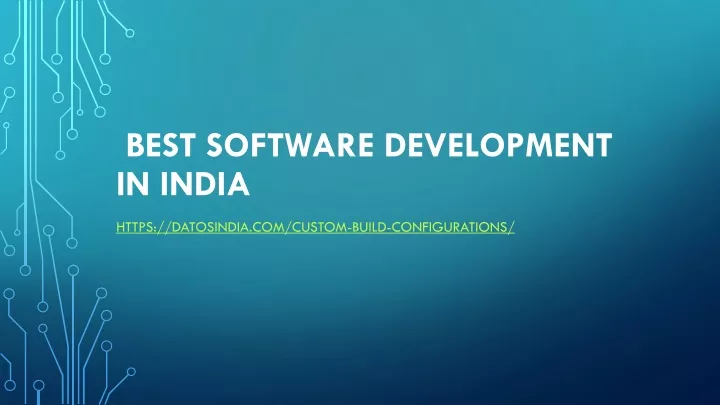 best software development in india