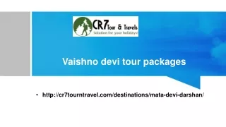 vaishno devi tour packages