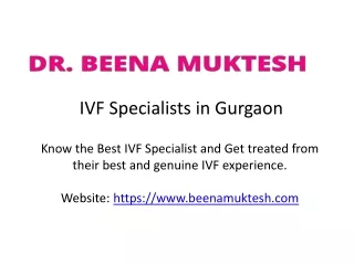 ivf specialists in gurgaon