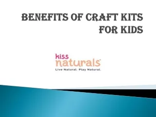 Benefits of Craft Kits for Kids