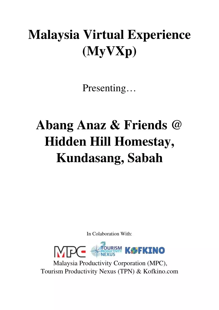 malaysia virtual experience myvxp presenting