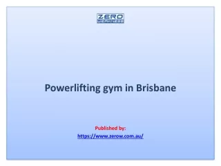 Powerlifting gym in Brisbane