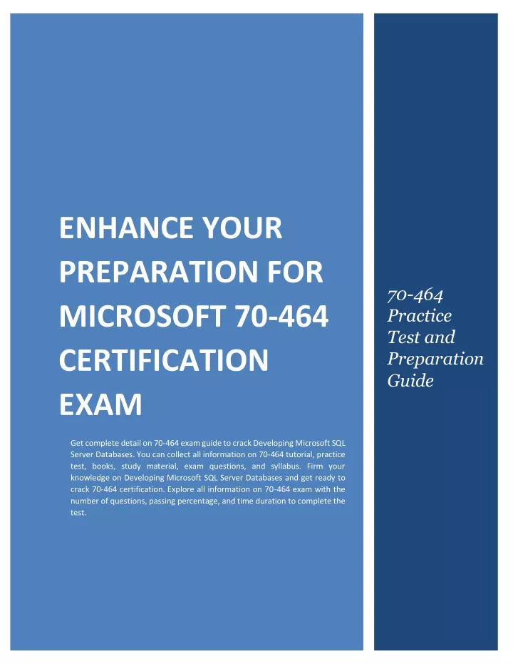 enhance your preparation for microsoft