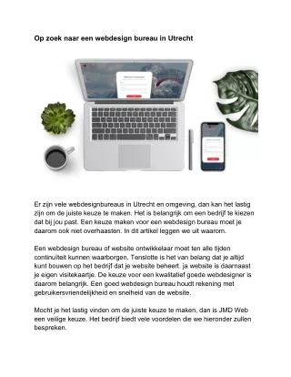 Beste web design uit Utrecht