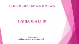 New Stylish Leather Bags  For Women