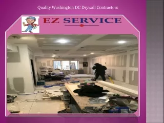 Quality washington dc drywall contractors