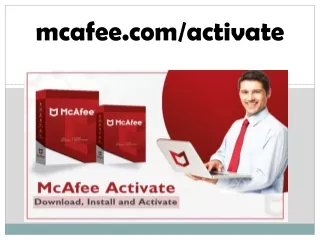 mcafee com activate