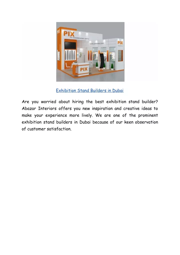 exhibition stand builders in dubai