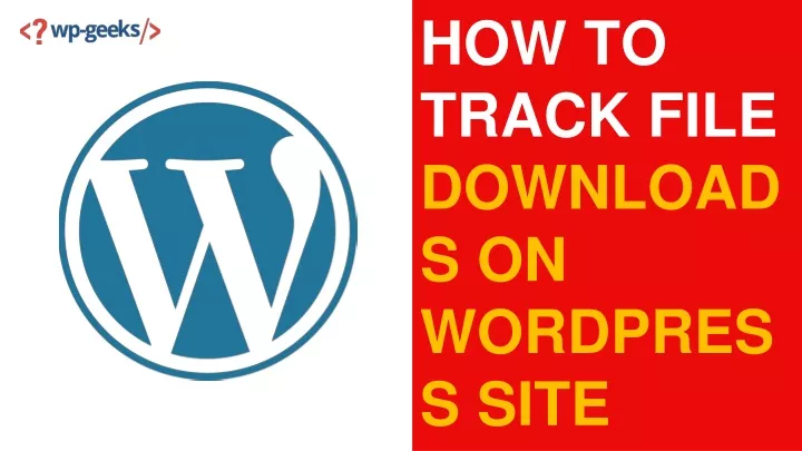 how to track file downloads on wordpress site