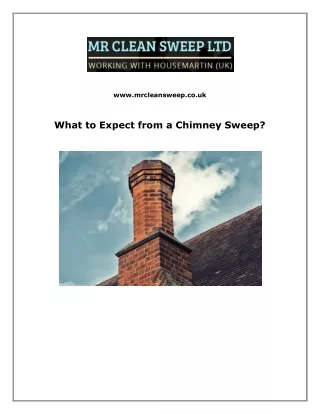 What to Expect from a Chimney Sweep?
