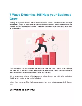 7 ways dynamics 365 help your business grow