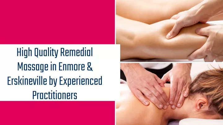 high quality remedial massage in enmore