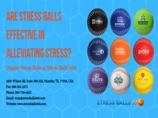 Are Stress Balls Effective in Alleviating Stress? - Quality Stress Balls at Stress Balls 360!