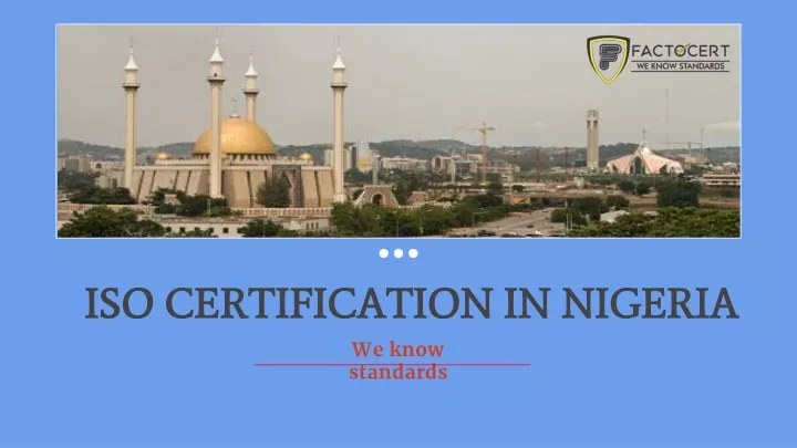 iso certification in nigeria