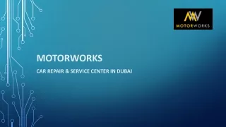Car Repair & Service Center Dubai